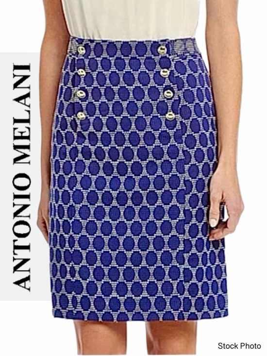 ANTONIO MELANI Dresses & Skirts - Antonio Melani Geometric Lined Pencil Skirt (14)